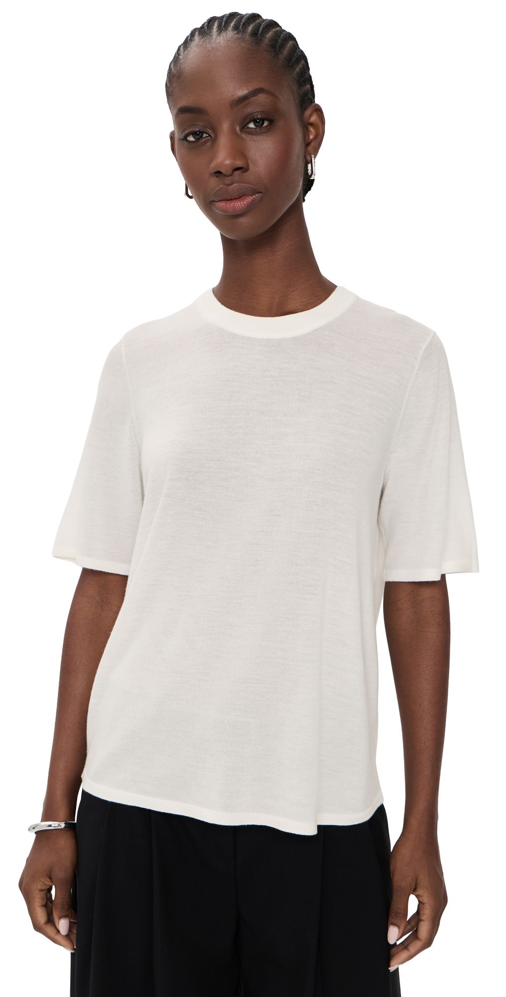 A. L.C. Rei Top Off White M