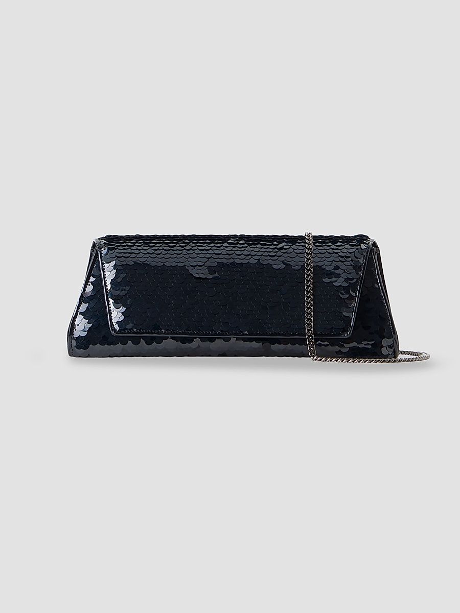 Women's Anouk Small Seqiun Trapezoid Clutch - Black