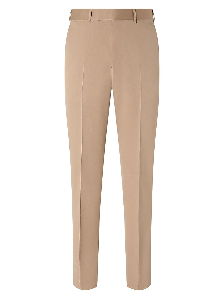 Men's Centoventimila Cotton and Wool Pants - Beige - Size 42
