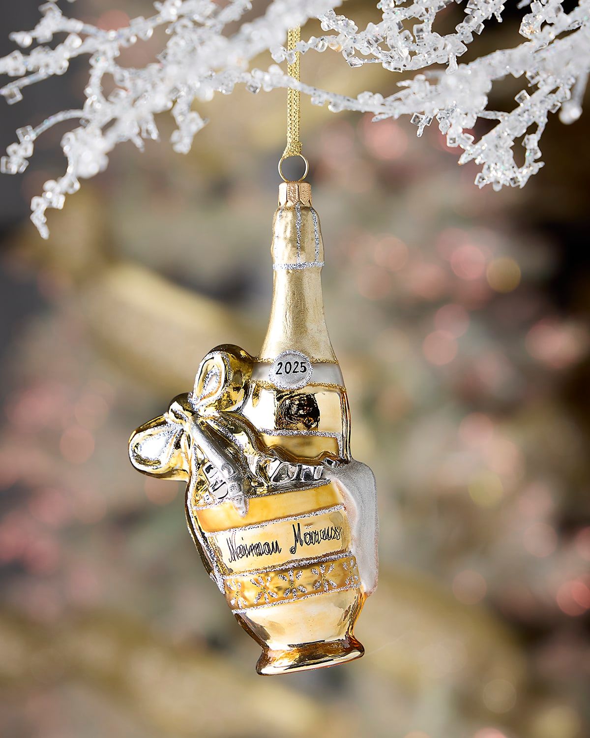 Champagne Bottle Ornament