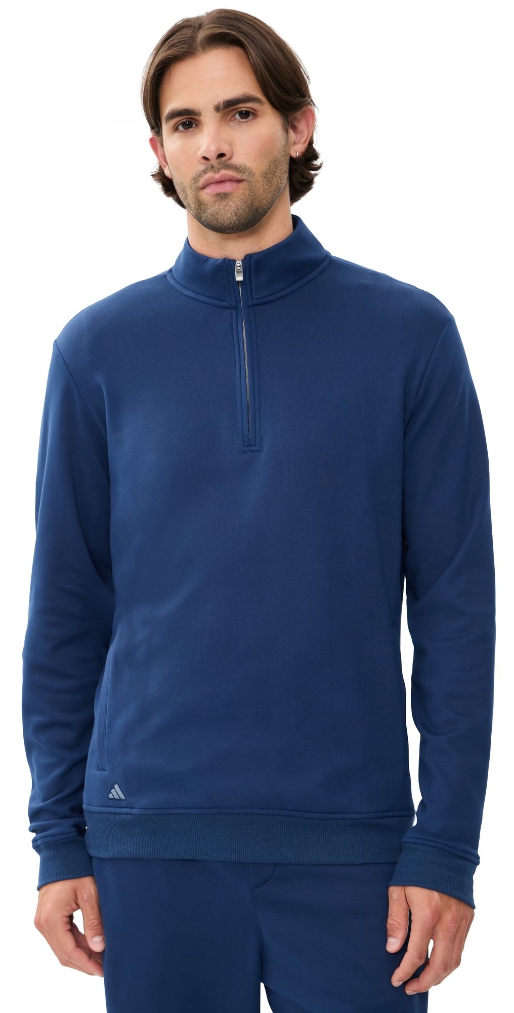 Adidas Golf Ultimate365+ Climawarm Brushed Quarter Zip Sweatshirt Collegiate Navy XXL