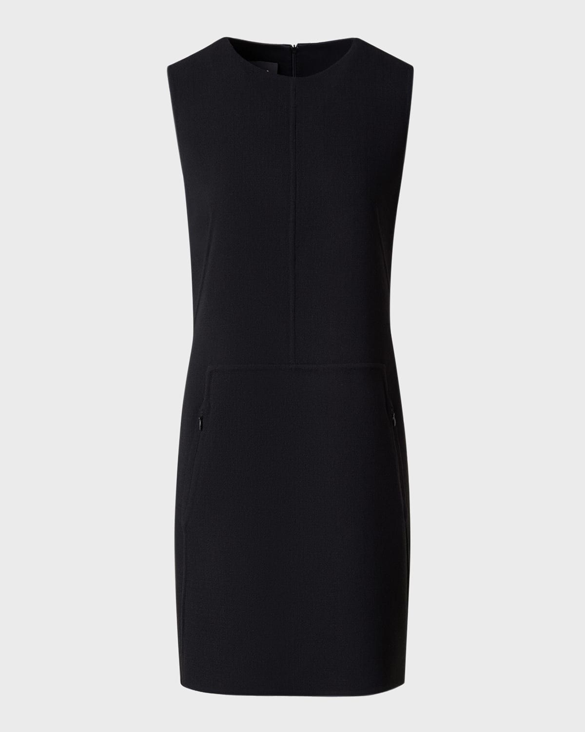 Wool Crepe Mini Dress