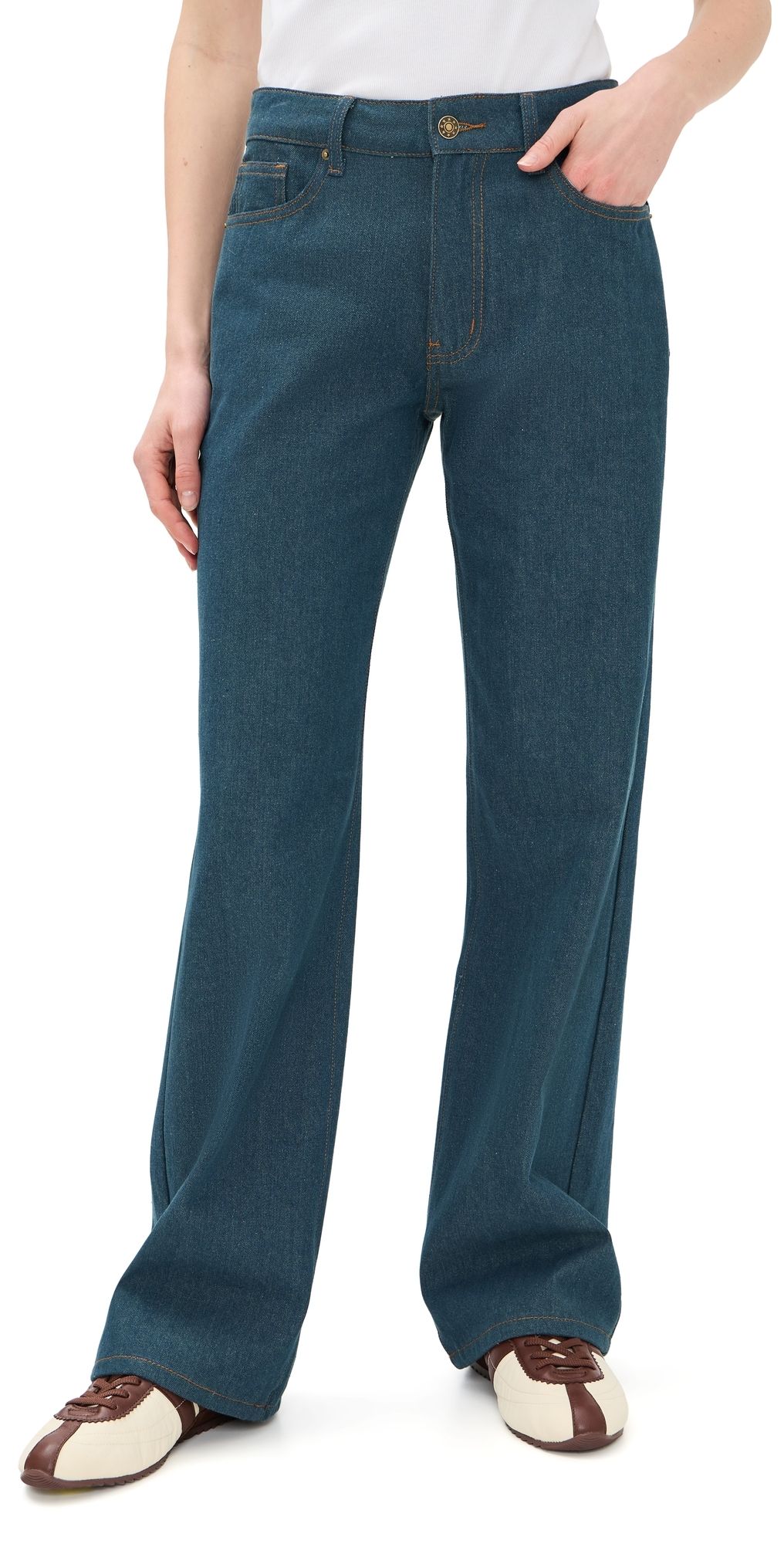 Lioness Peak Jeans Washed Blue XS