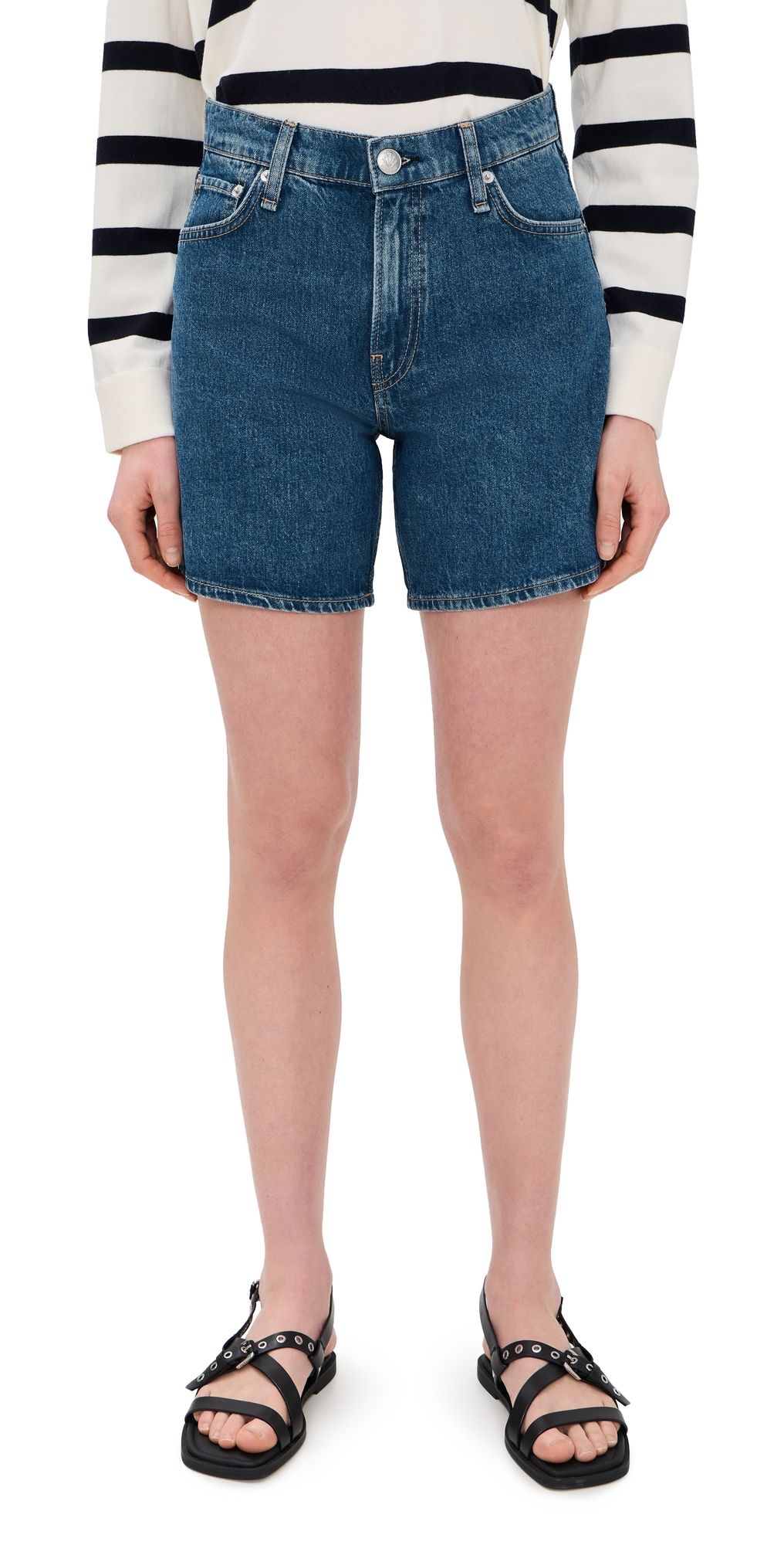 rag & bone Kaia Denim Shorts Cornflower 25