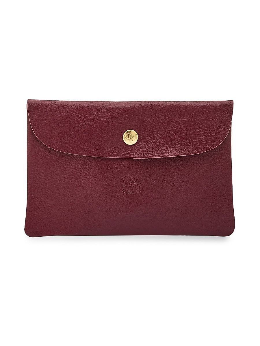 Women's Case Classic Leather Pouch - Amarena