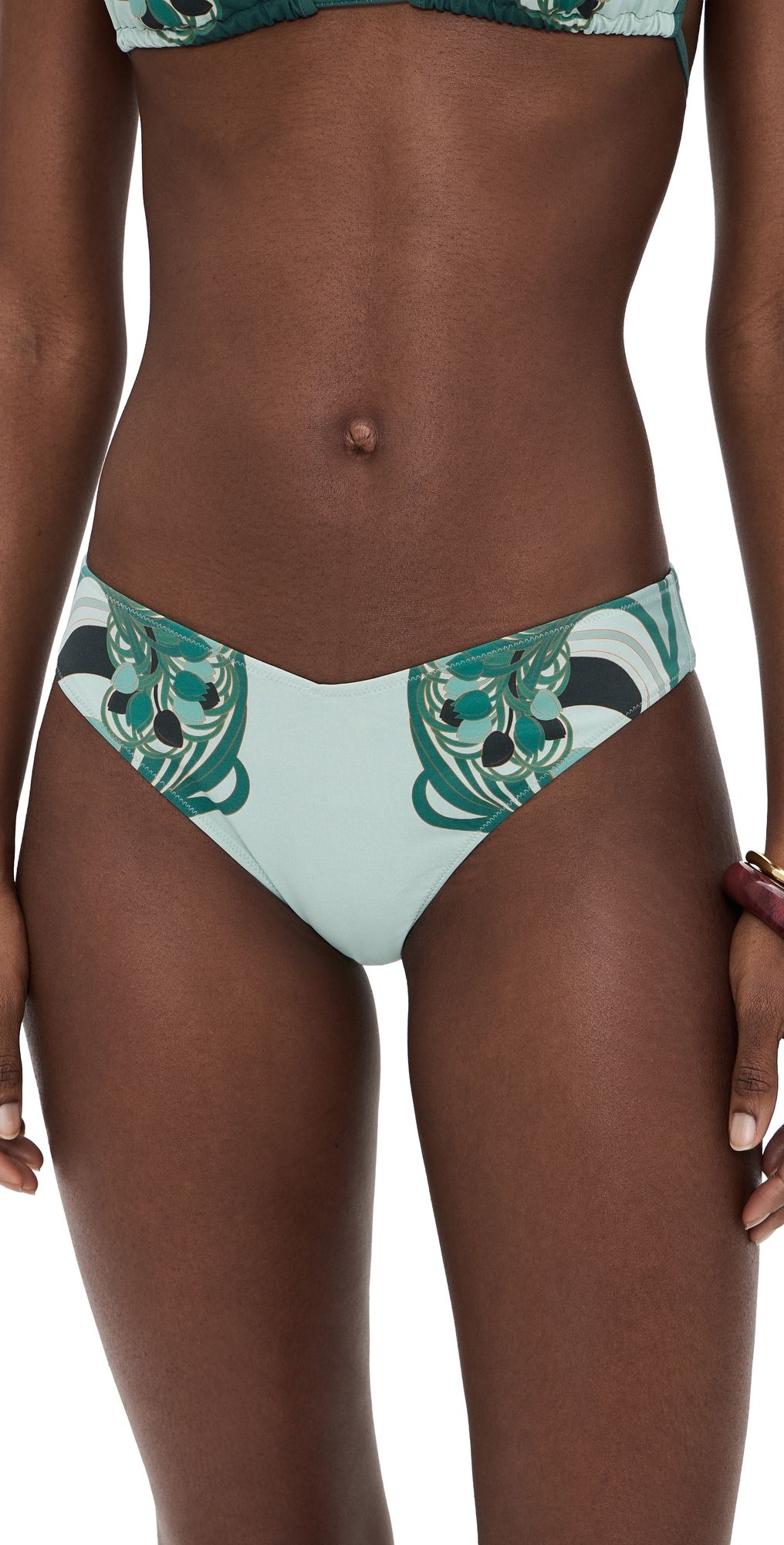 La DoubleJ Mirage Bikini Bottoms Blooming Tulip Placée XL