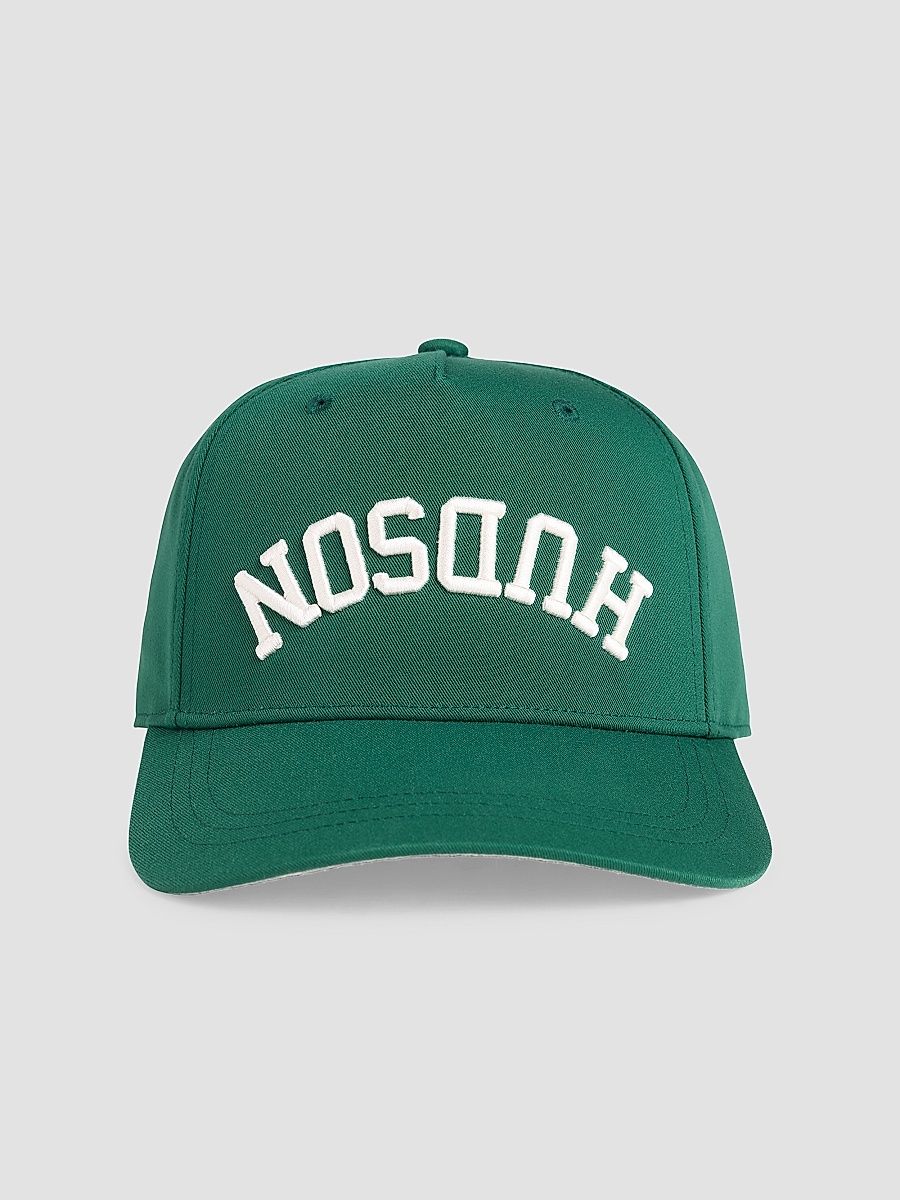 Men's Embroidered Reverse Logo Baseball Cap - Forest