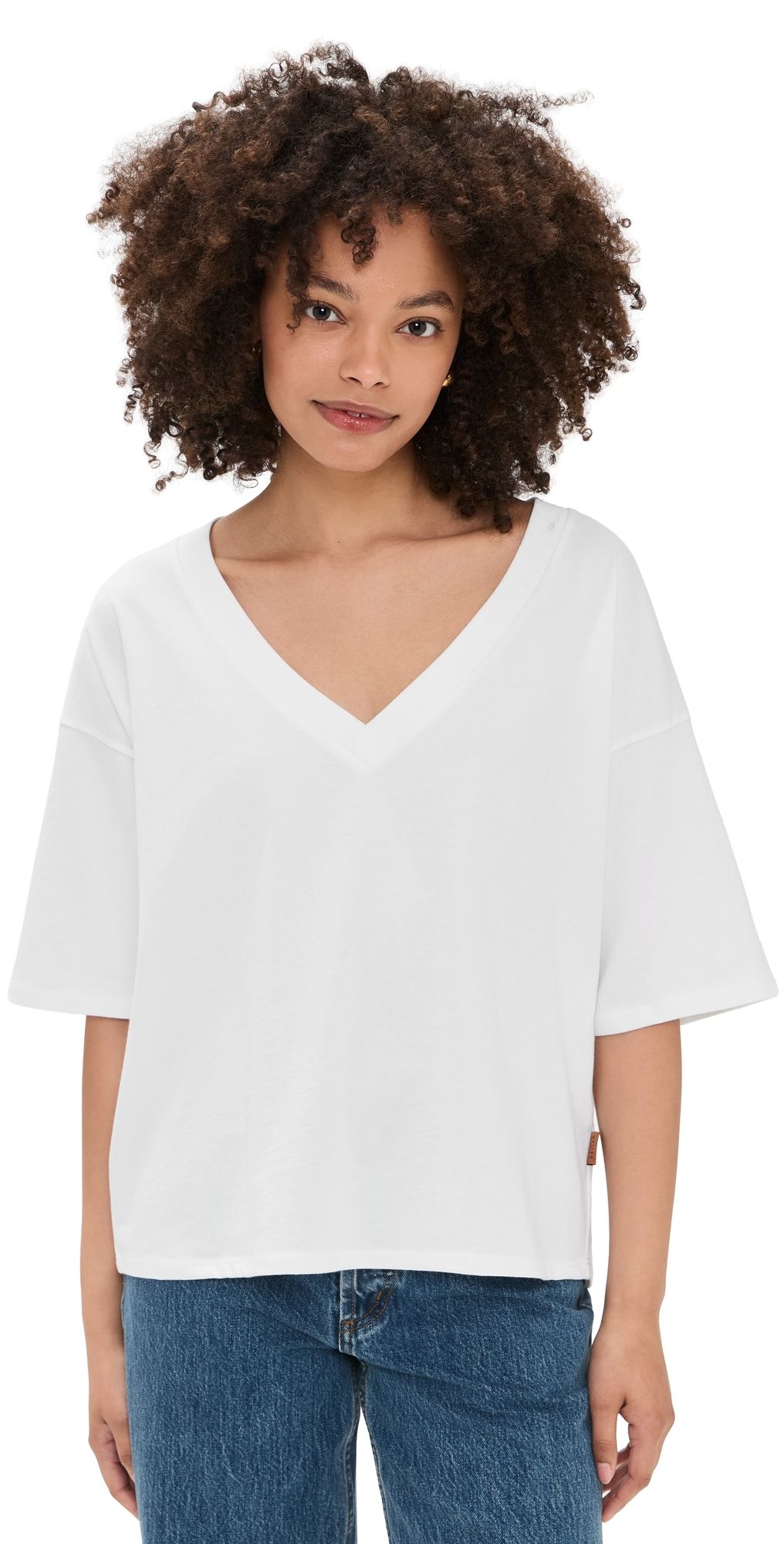 Jamie Haller The V Tee White L