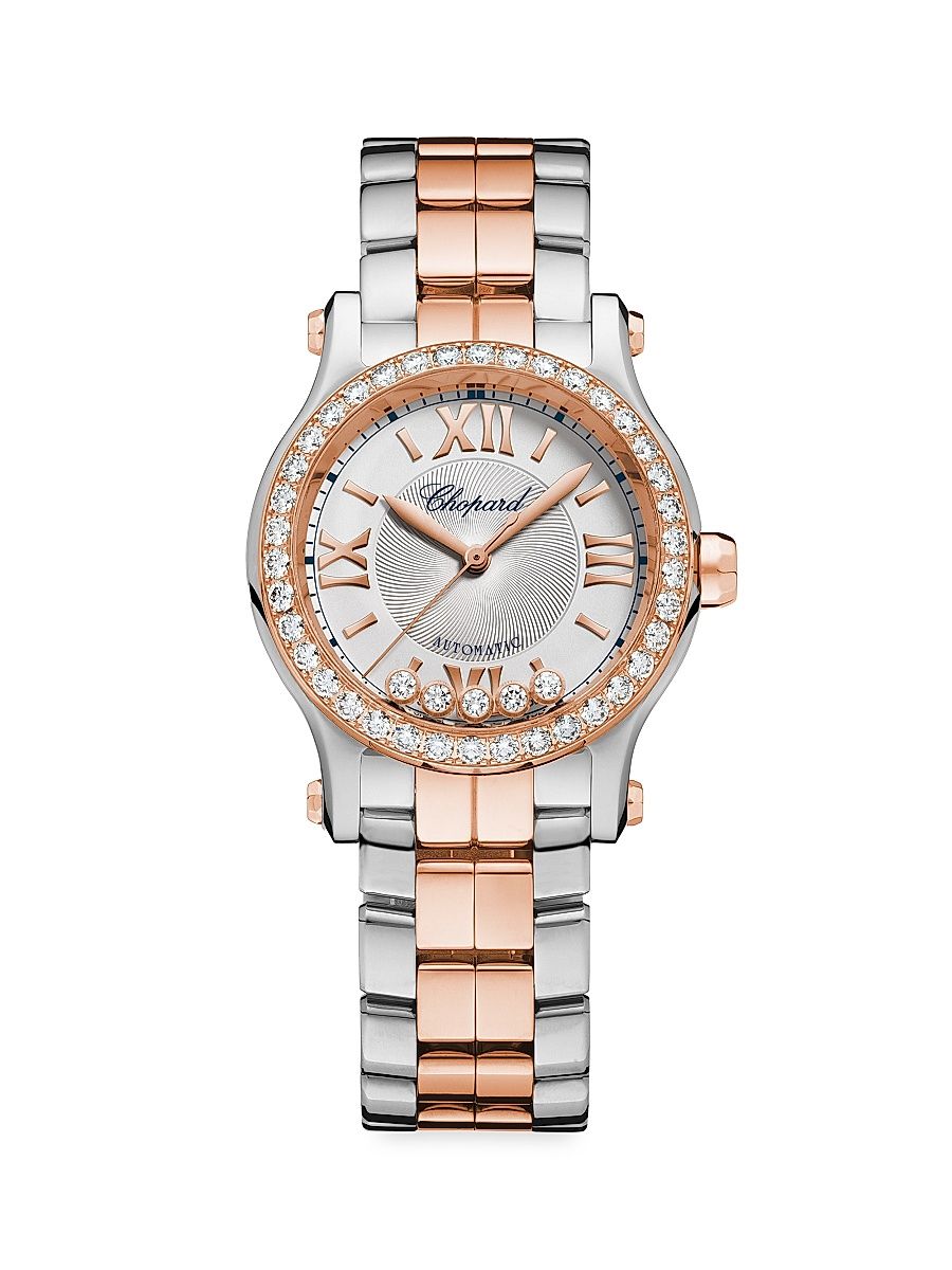 Women's Happy Sport Two-Tone Diamond Watch