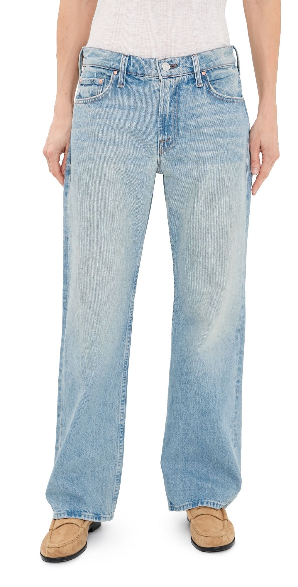 MOTHER Petite Lil Reifler Jeans Early Blue 25