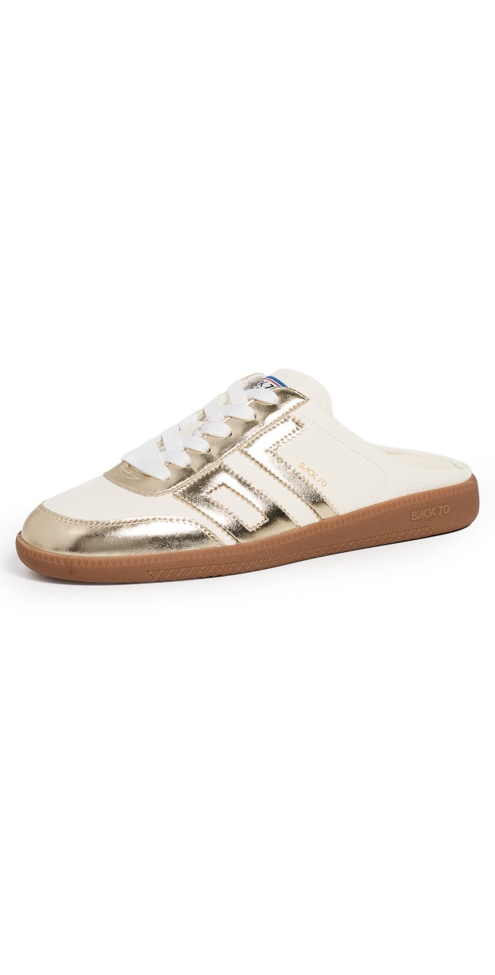 Back 70 Easter Sneaker Mules Metallic Gold 36
