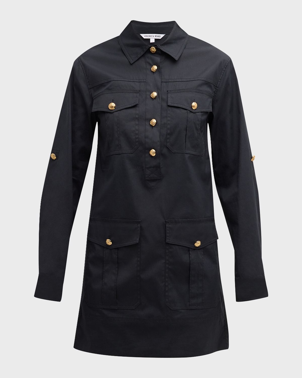Saude Long-Sleeve Utility Dress