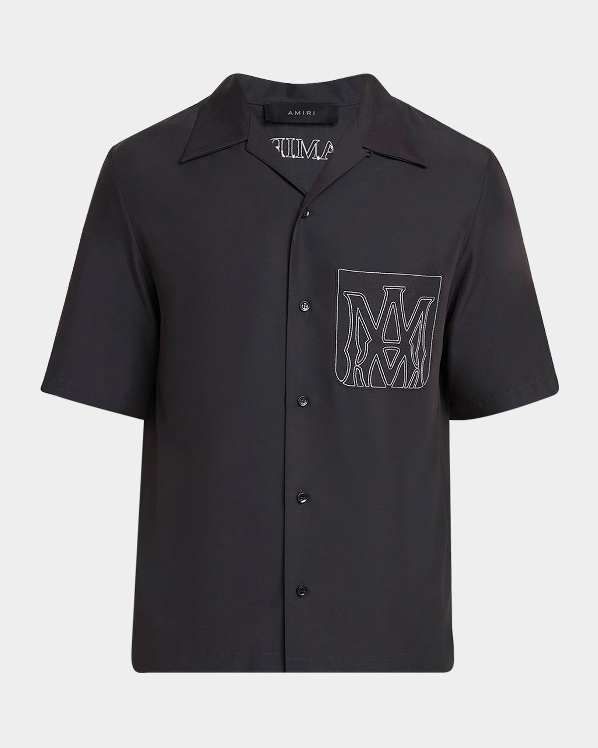 Men & apos;s MA Outline Pocket Bowling Shirt