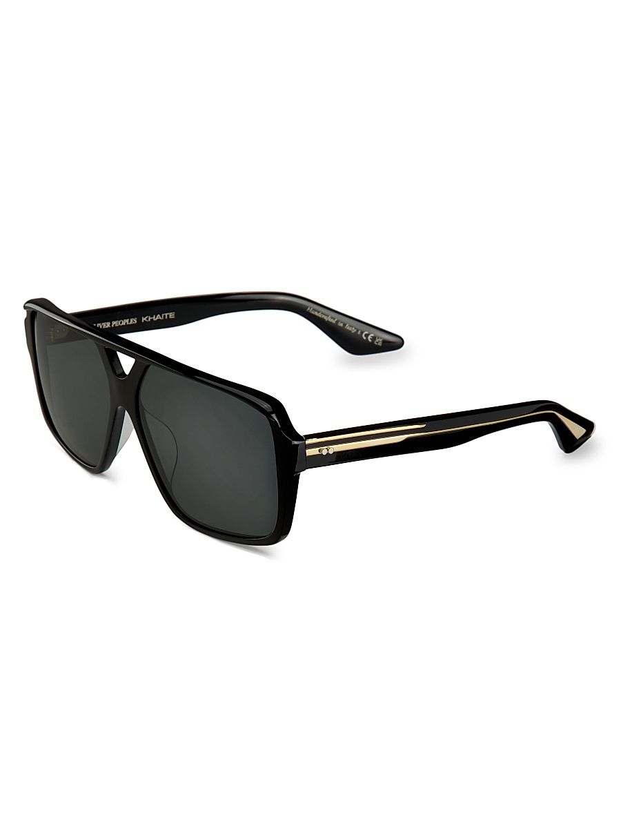 Women's KHAITE x Oliver Peoples 1977C 60MM Oversized Sunglasses - Black