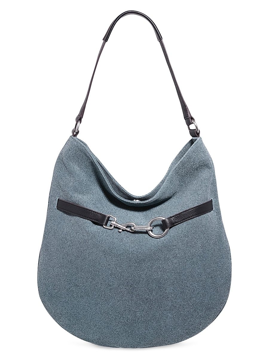 Women's Essex Leather Hobo Bag - Bright Denim Leather