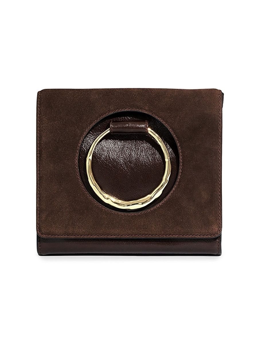 Women's The Hunter Convertible Suede Crossbody Bag - Brown