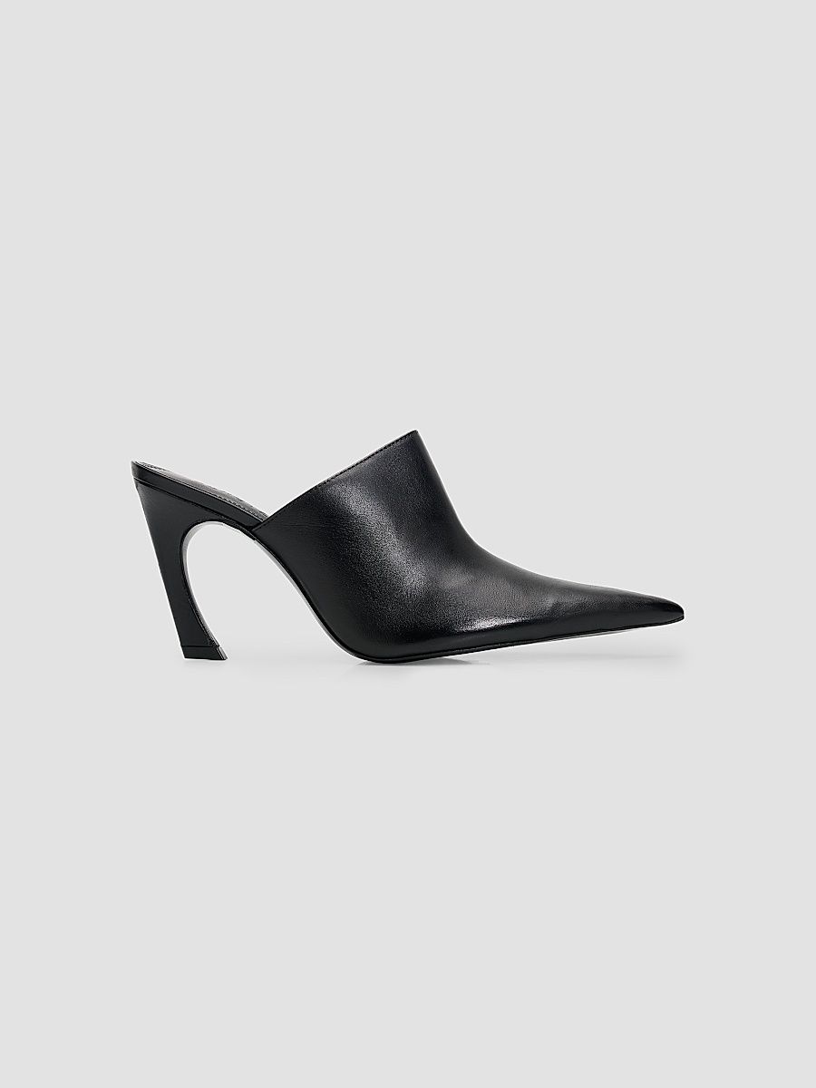 Women's Lexi 95MM Leather Mule Pumps - Black - Size 9