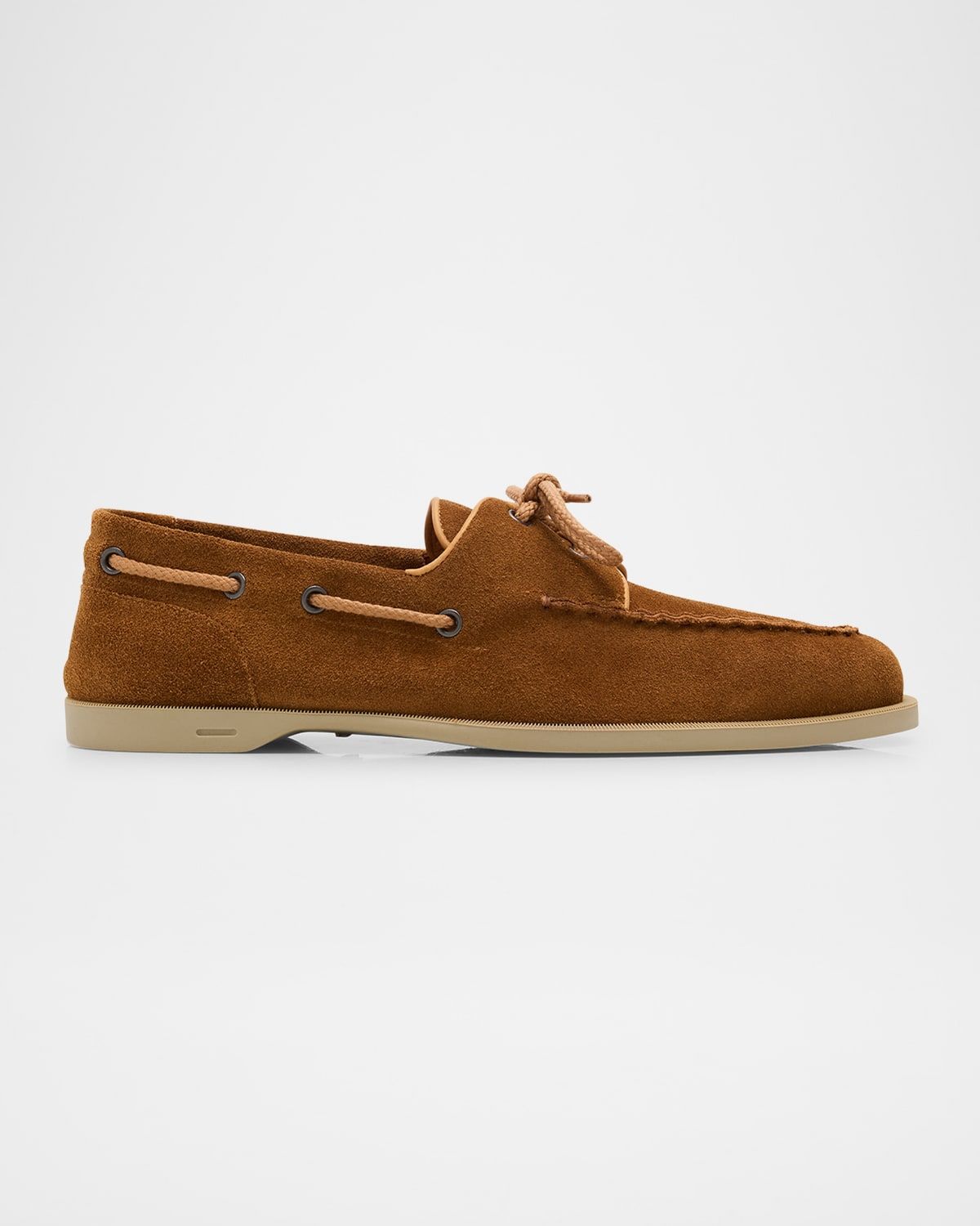 Men & apos;s Foil Suede Boat Shoes