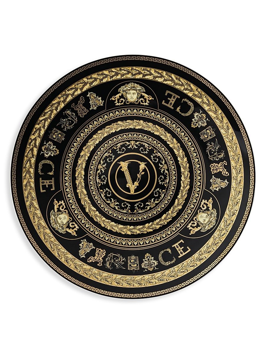 Virtus Gala Service Plate - Black