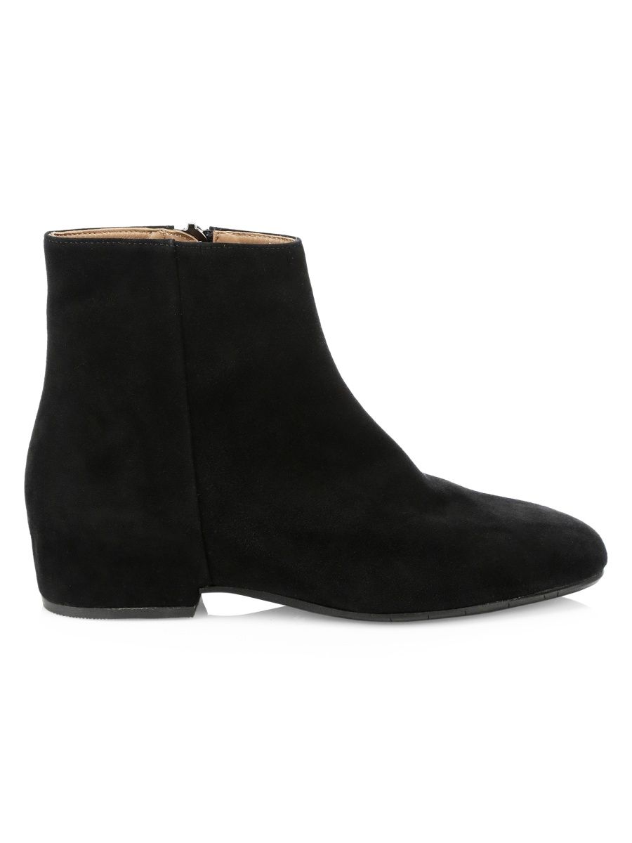 Aquatalia Women's Ulyssaa Suede Ankle Boots - Black - Size 11