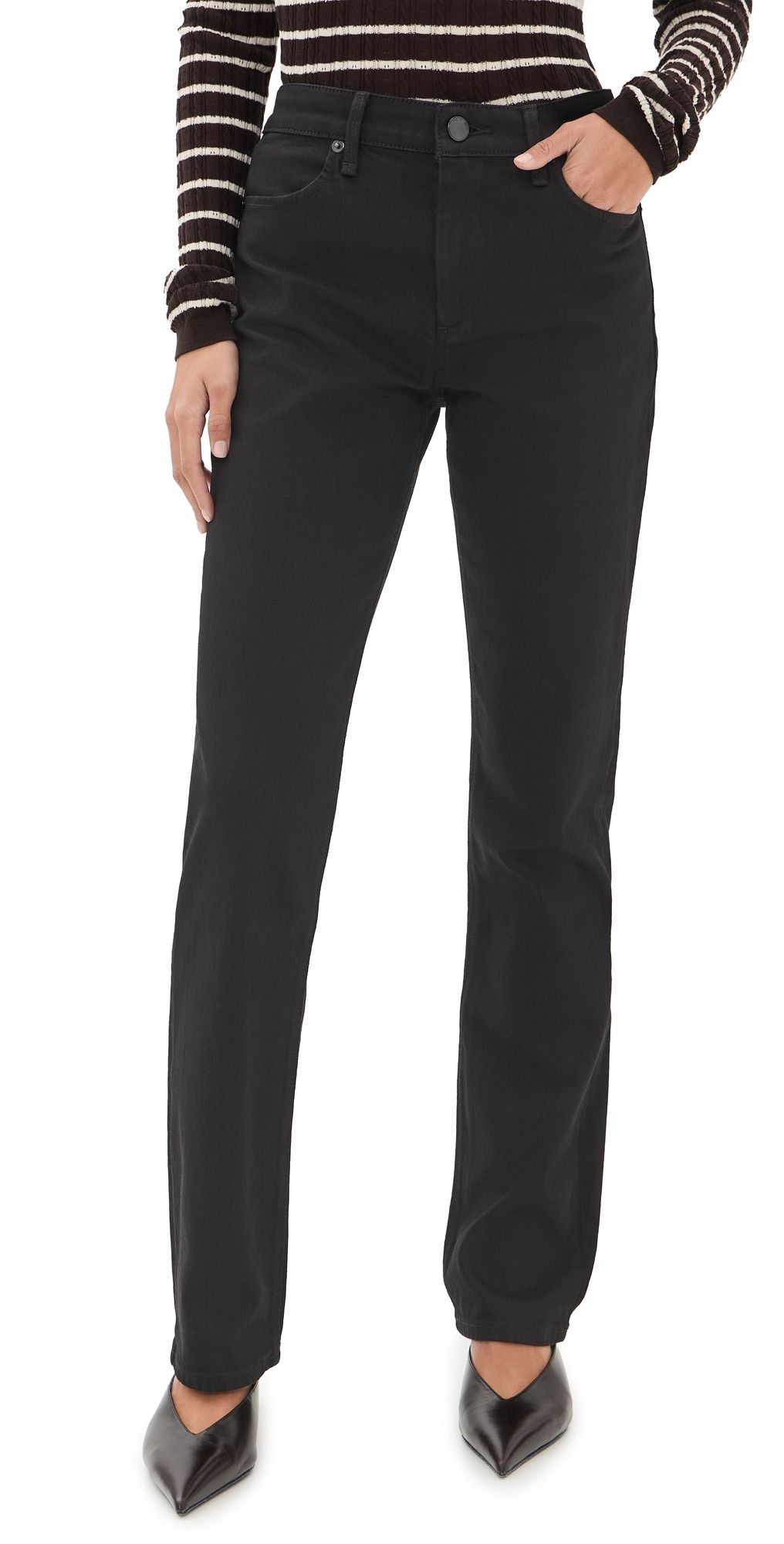 rag & bone The Sutton Slim Cigarette Jeans Black 30