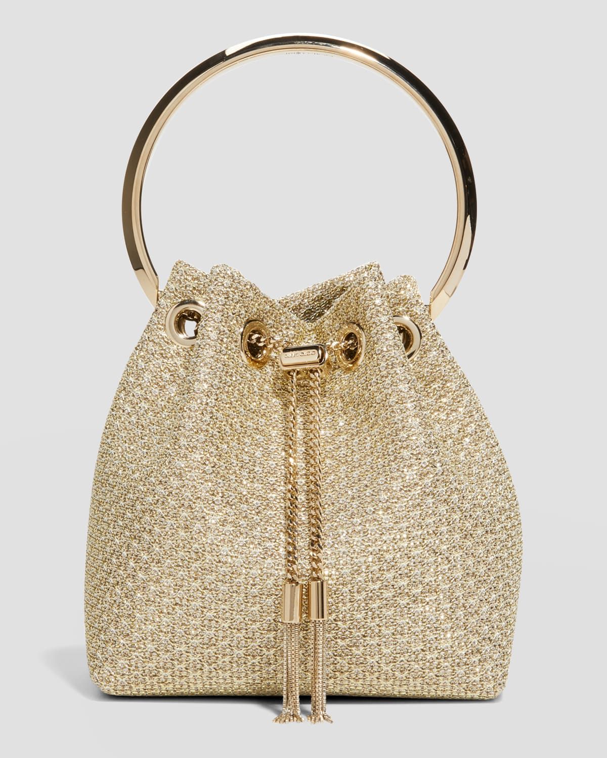 Bon Bon Metallic Bucket Bag