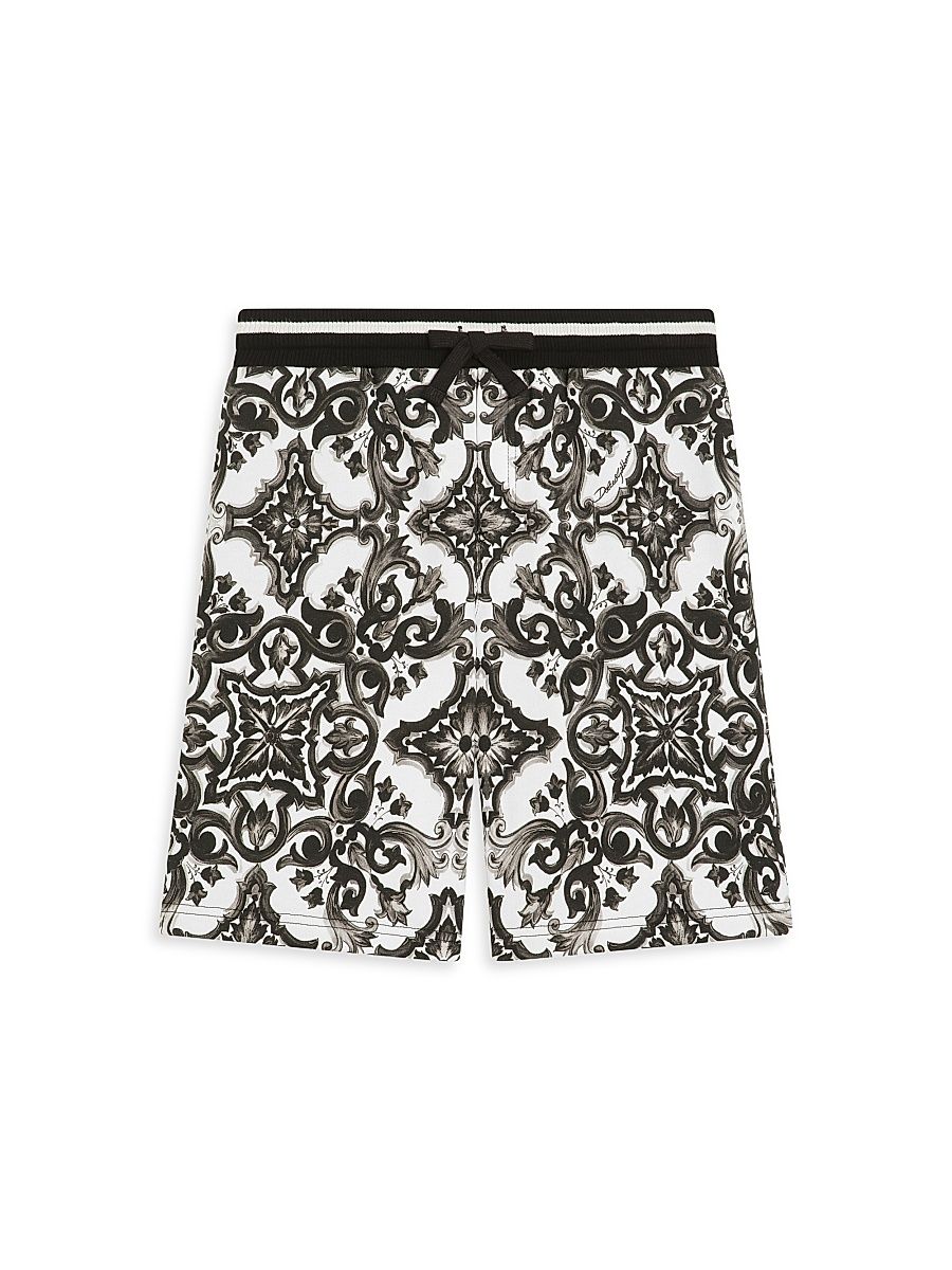 Little Boy's & Boy's Majolica Bermuda Shorts - White Nero - Size 12