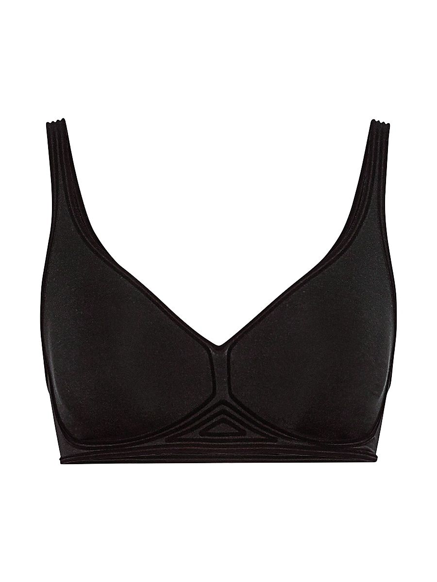 Women's 3W Skin Wireless Bra - Black - Size 36C