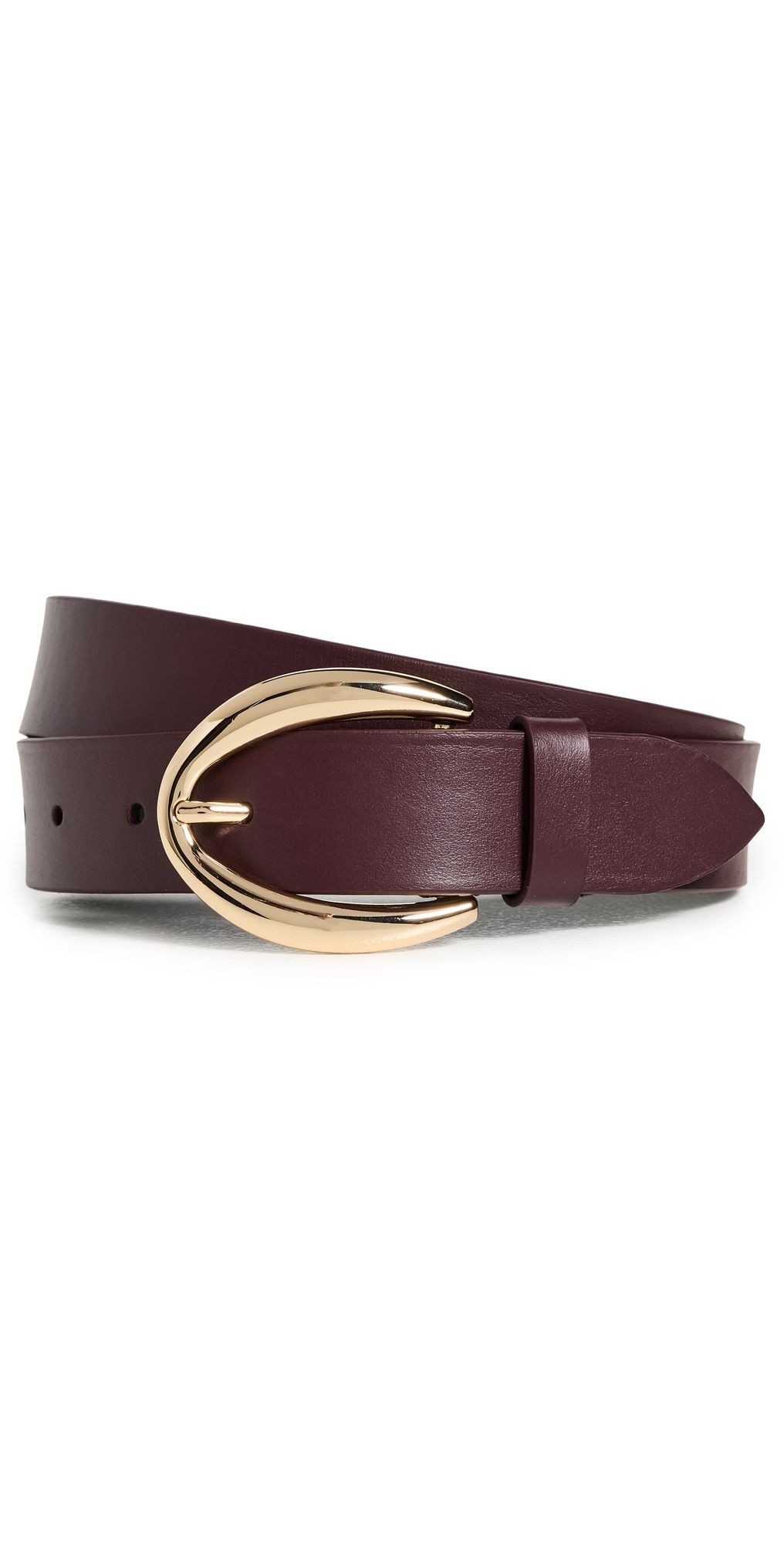 Vince 30mm Calf Leather Belt Fig L