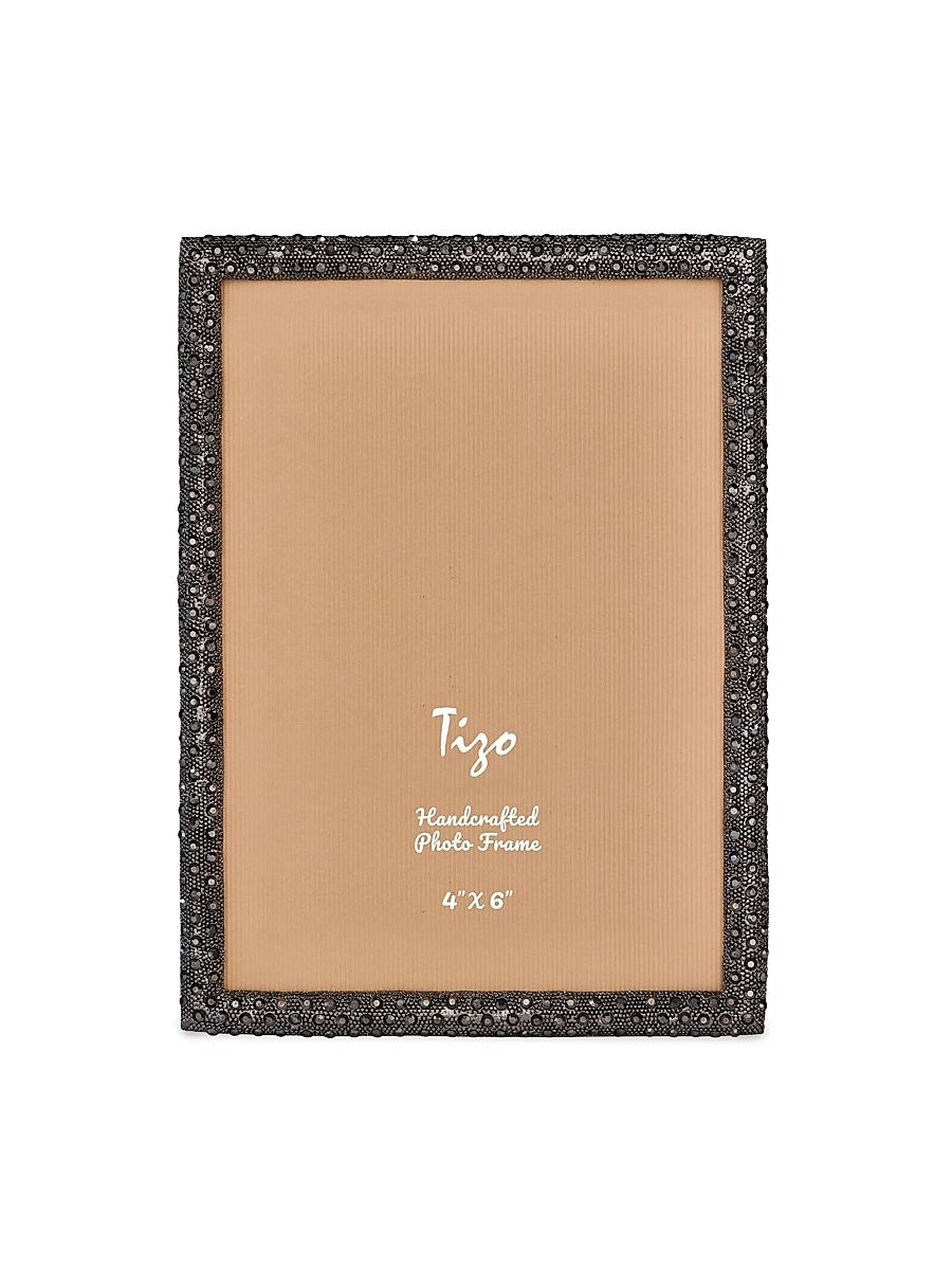 Crystal Jeweled Frame - Silver - Size 8 x 10