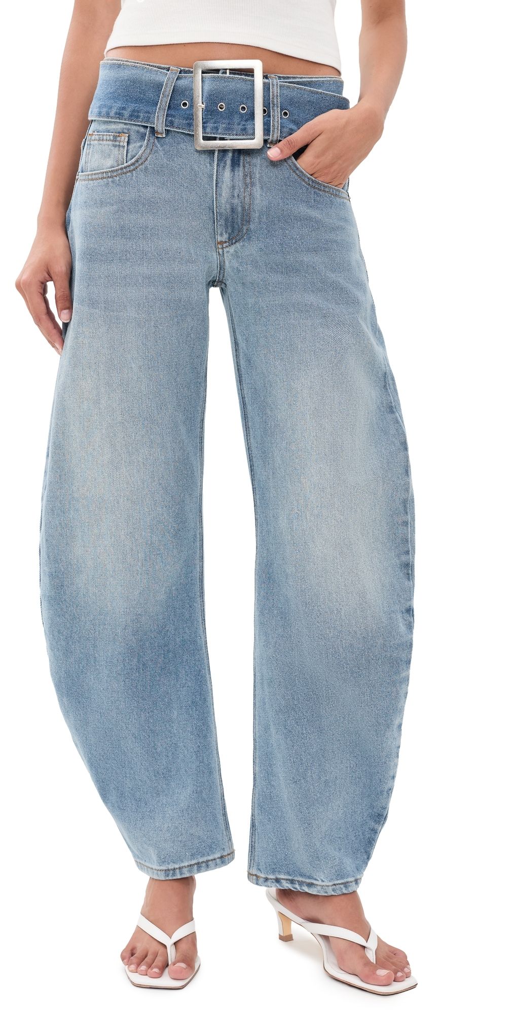 Lioness Dynasty Jeans Washed Blue XXS