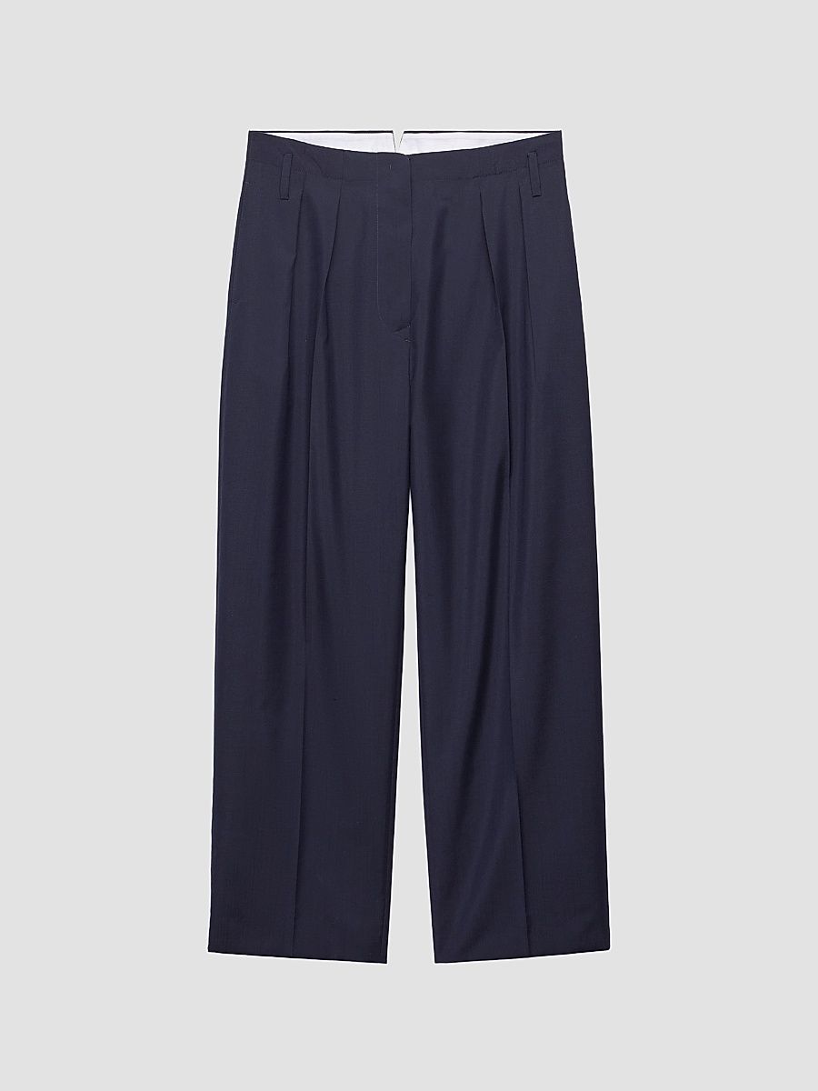 Women's Light Mohair Pants - Blue - Size 10