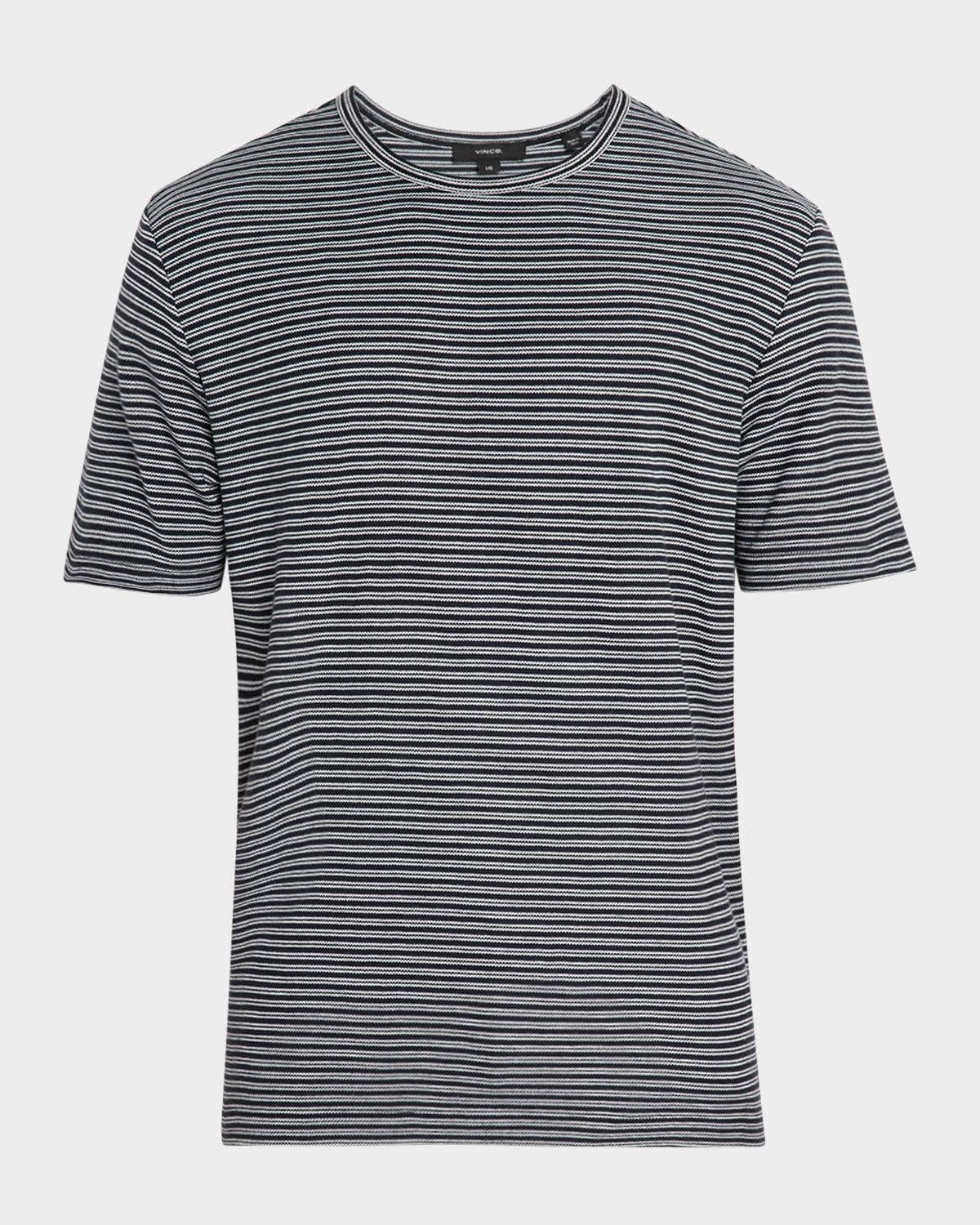 Men & apos;s Textured Stripe T-Shirt