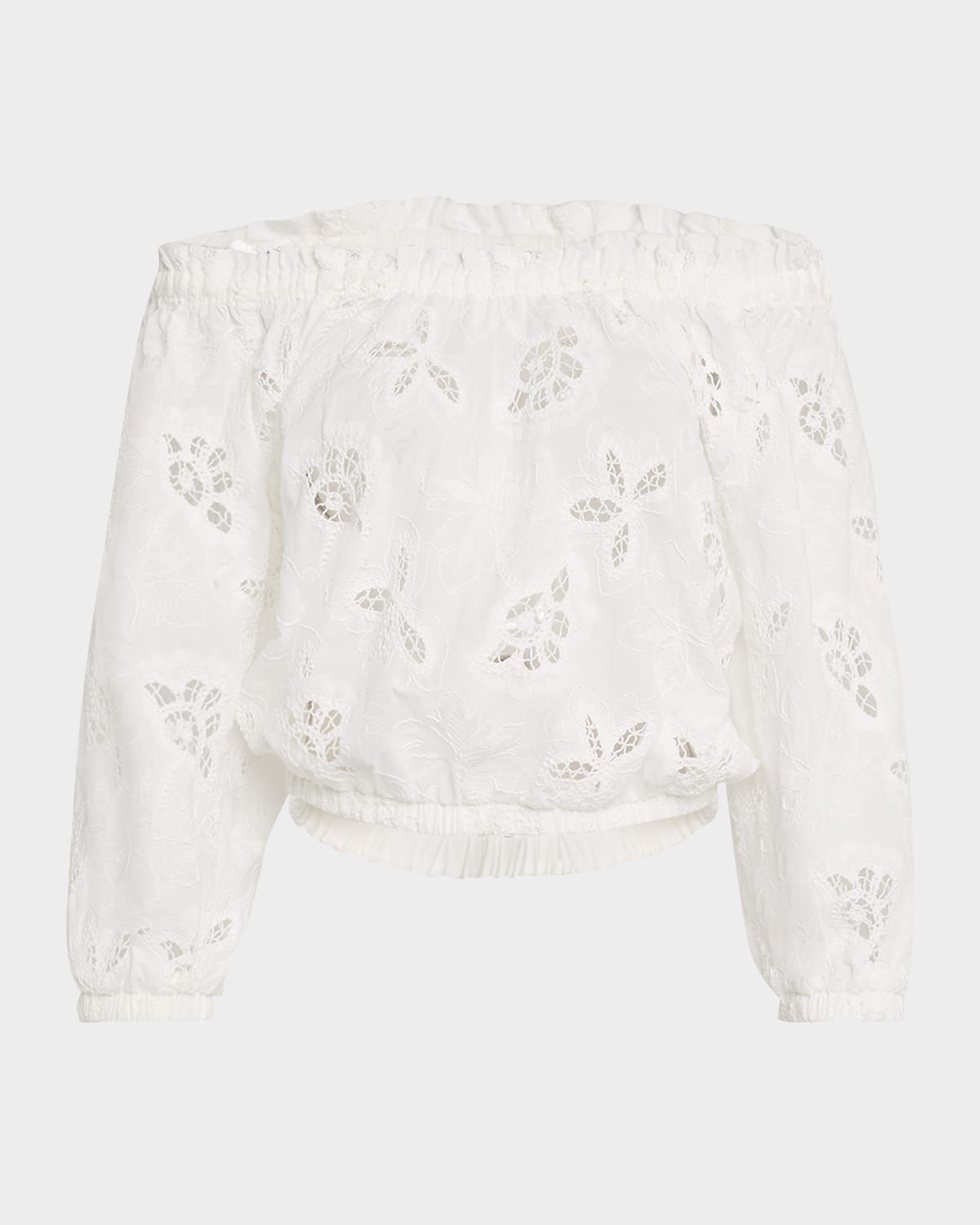 Rosalia Embroidered Off-Shoulder Blouse