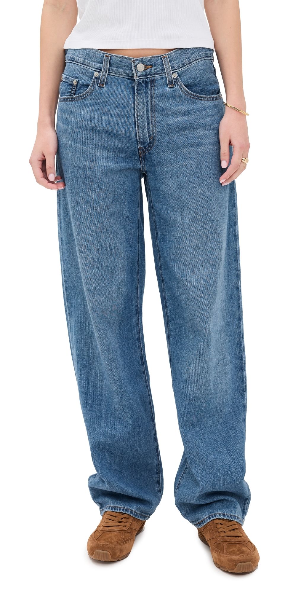 Levi's Baggy Dad Jeans Heavy Check 24