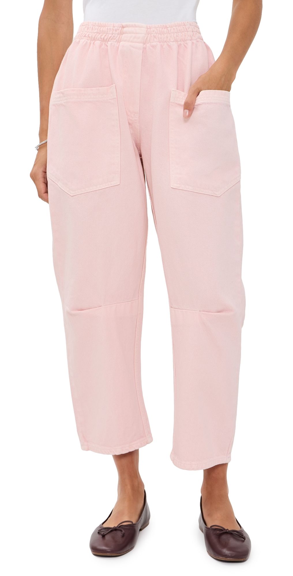 Secular Travis Cotton Pants Pale Pink M