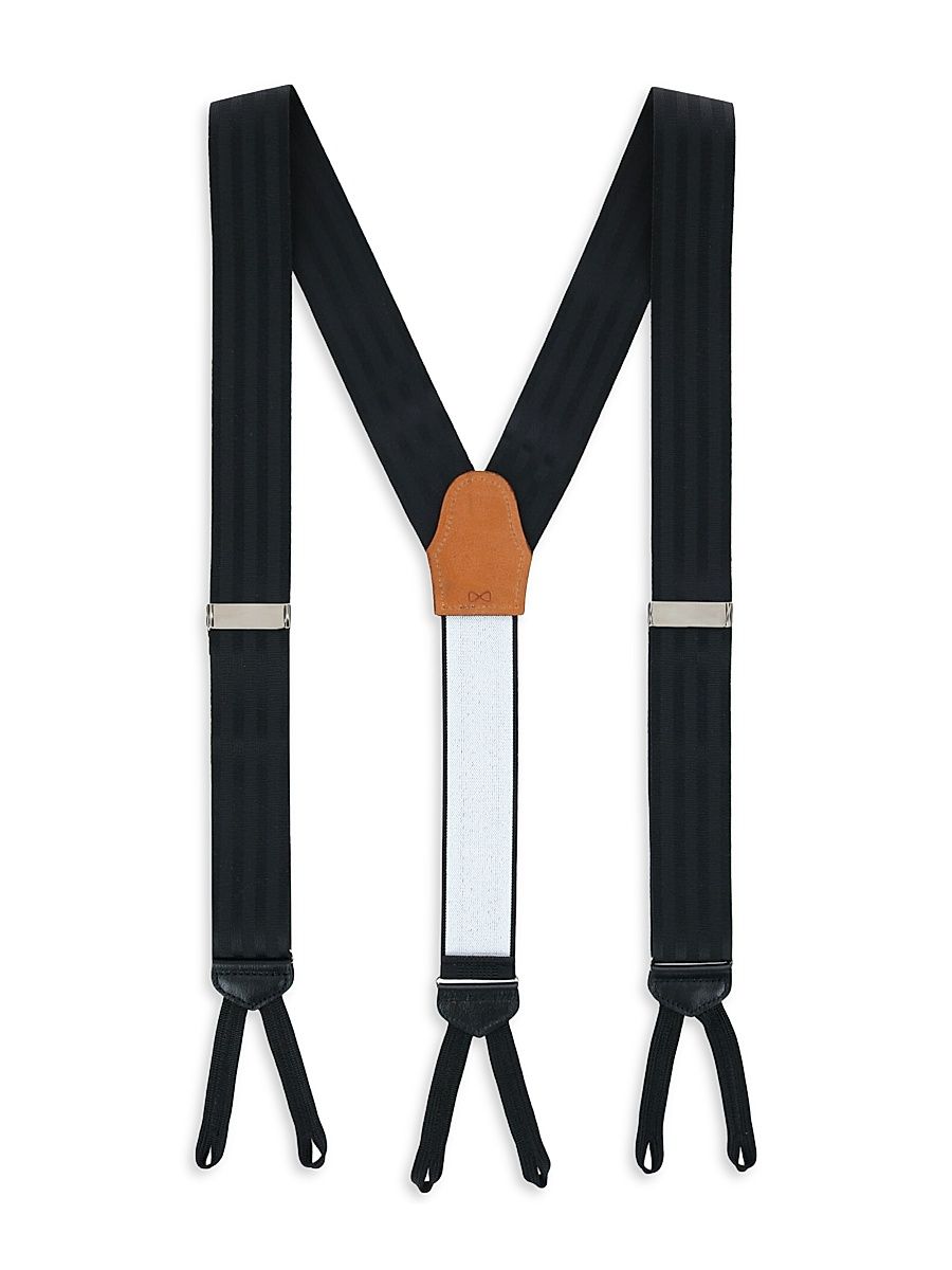 Men's Astaire Grosgrain Suspenders - Black
