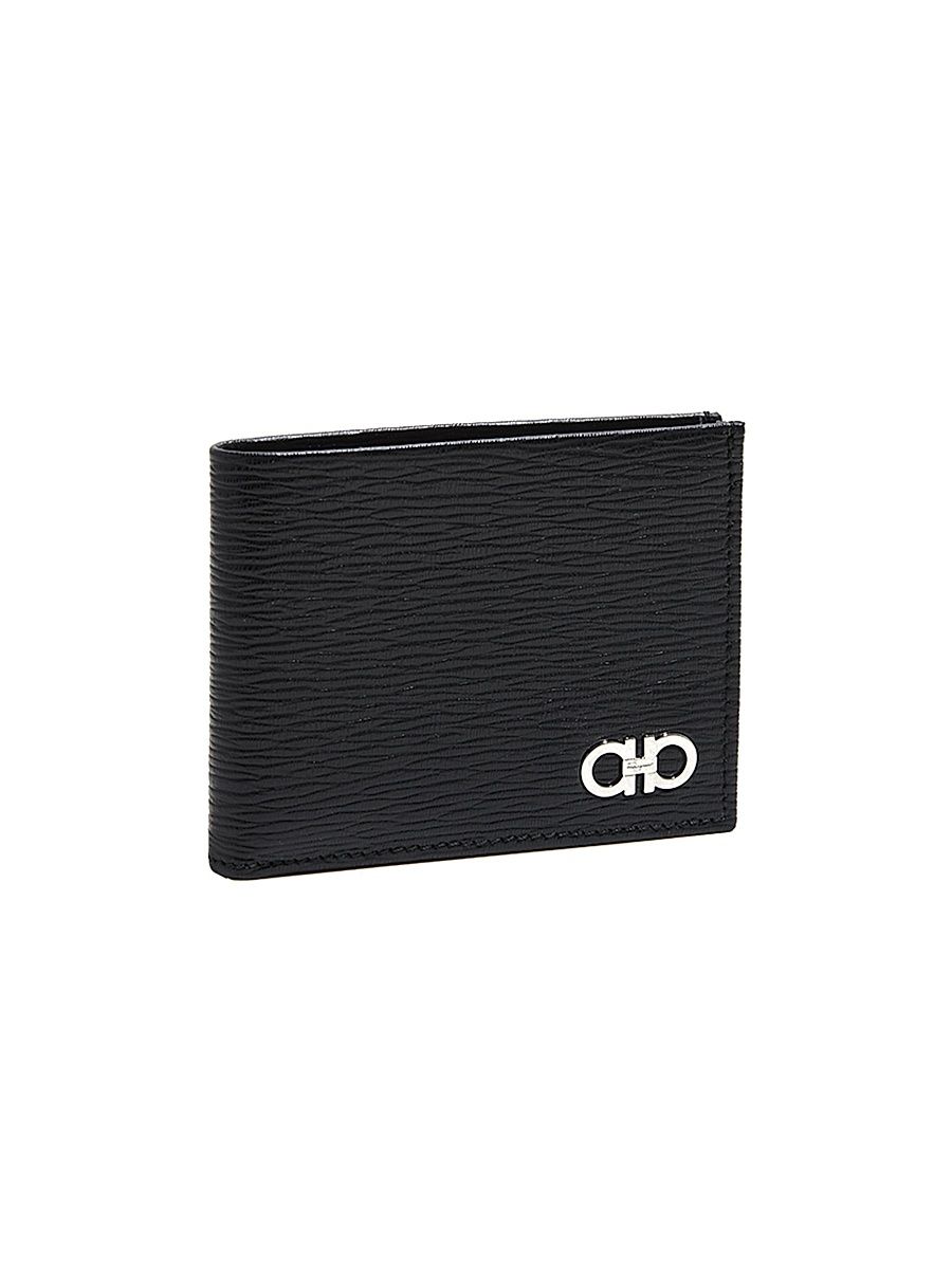 Men's Revival Bi-Fold Leather Wallet - Nero Red