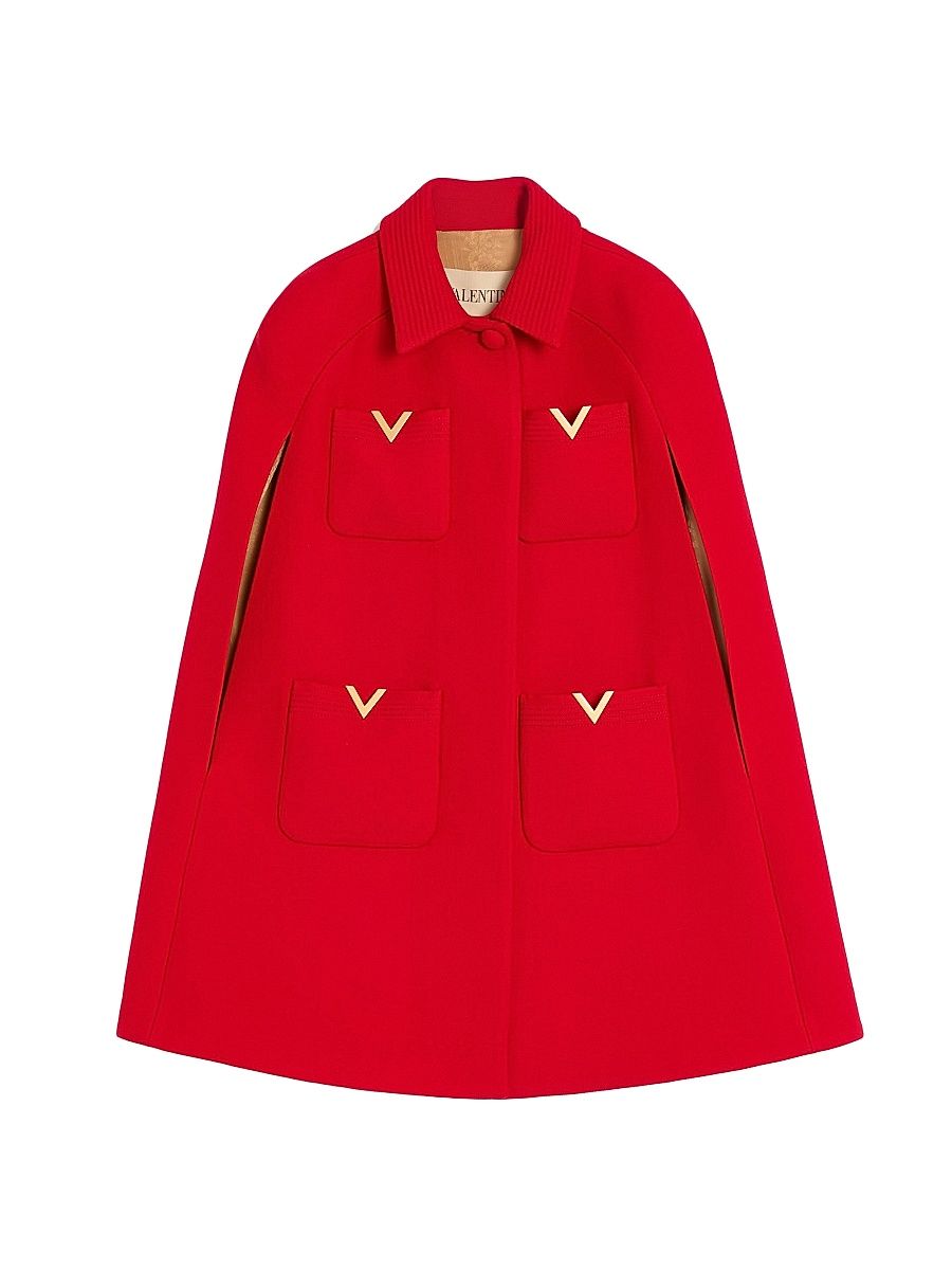 Women's Drill Double Coat - Red - Size 0