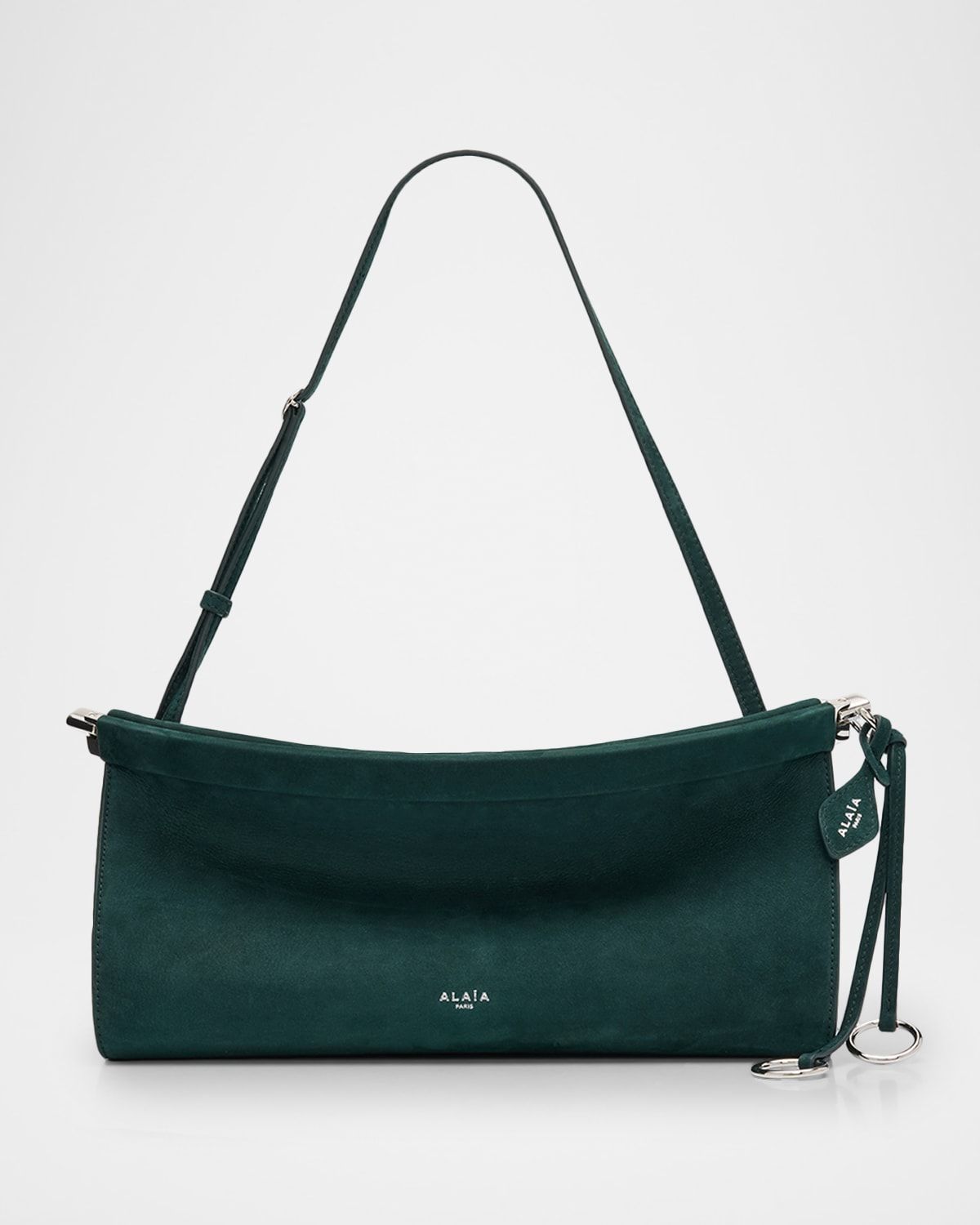 Le Click Medium Shoulder Bag in Suede