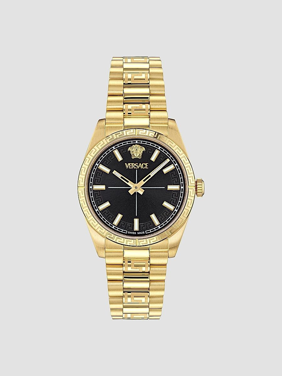 Versace Women's Millenyium Stainless Steel Bracelet Watch/32MM - Yellow Gold