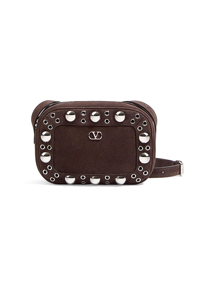Men's Nellcôte Suede Shoulder Bag - Brown