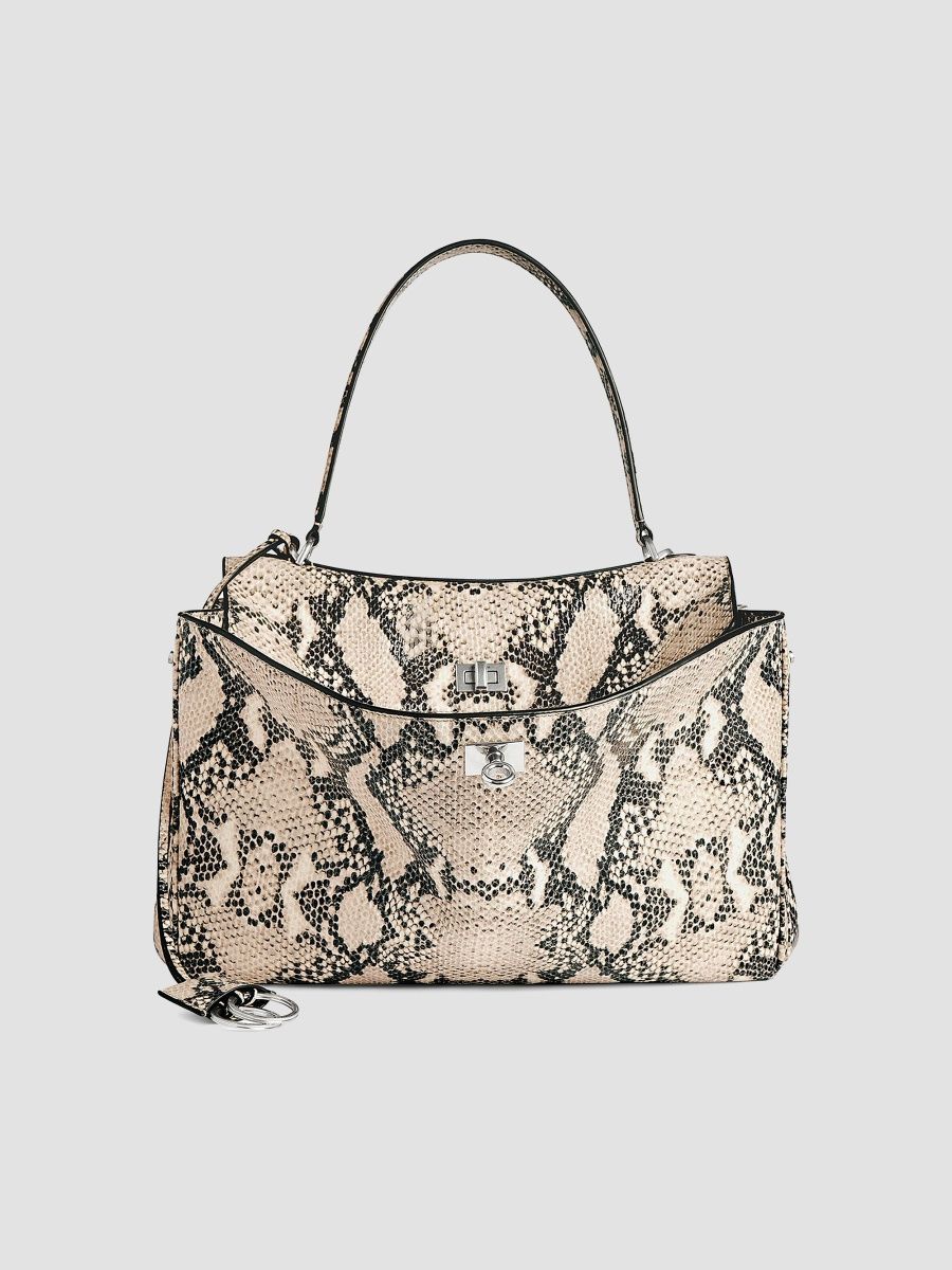 Balenciaga Women's Rodeo Medium Top Handle Bag - Natural