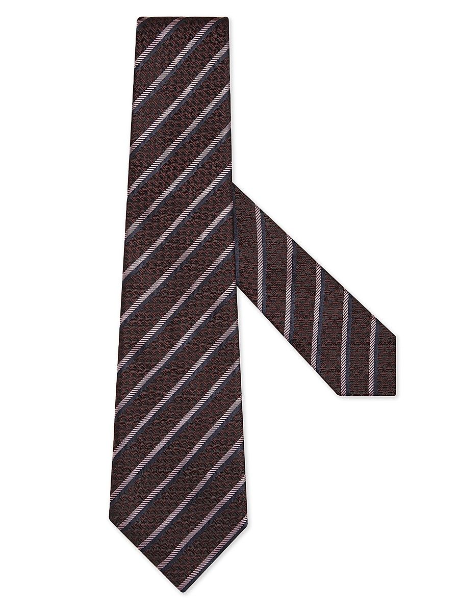 Men's Silk Tie - Burgundy