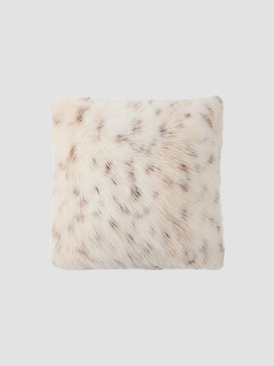 Gorski Animal-Print Faux-Fur Throw Pillow - Lyx