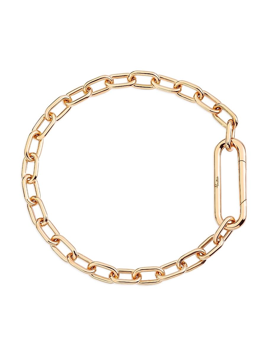 Women's Iconica 18K Rose Gold Chain Bracelet - Rose Gold - Size XL