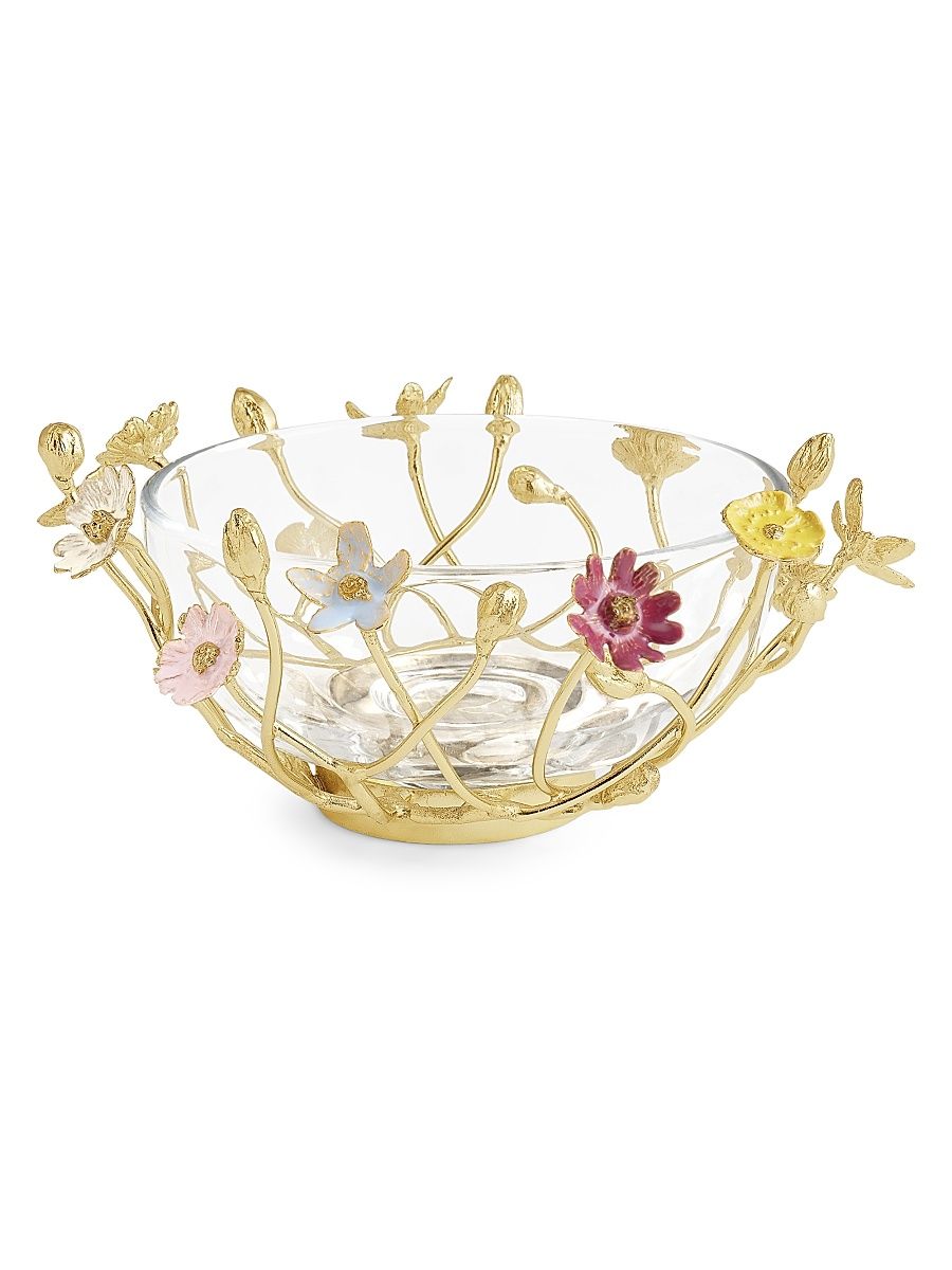 Wildflowers Glass Bowl