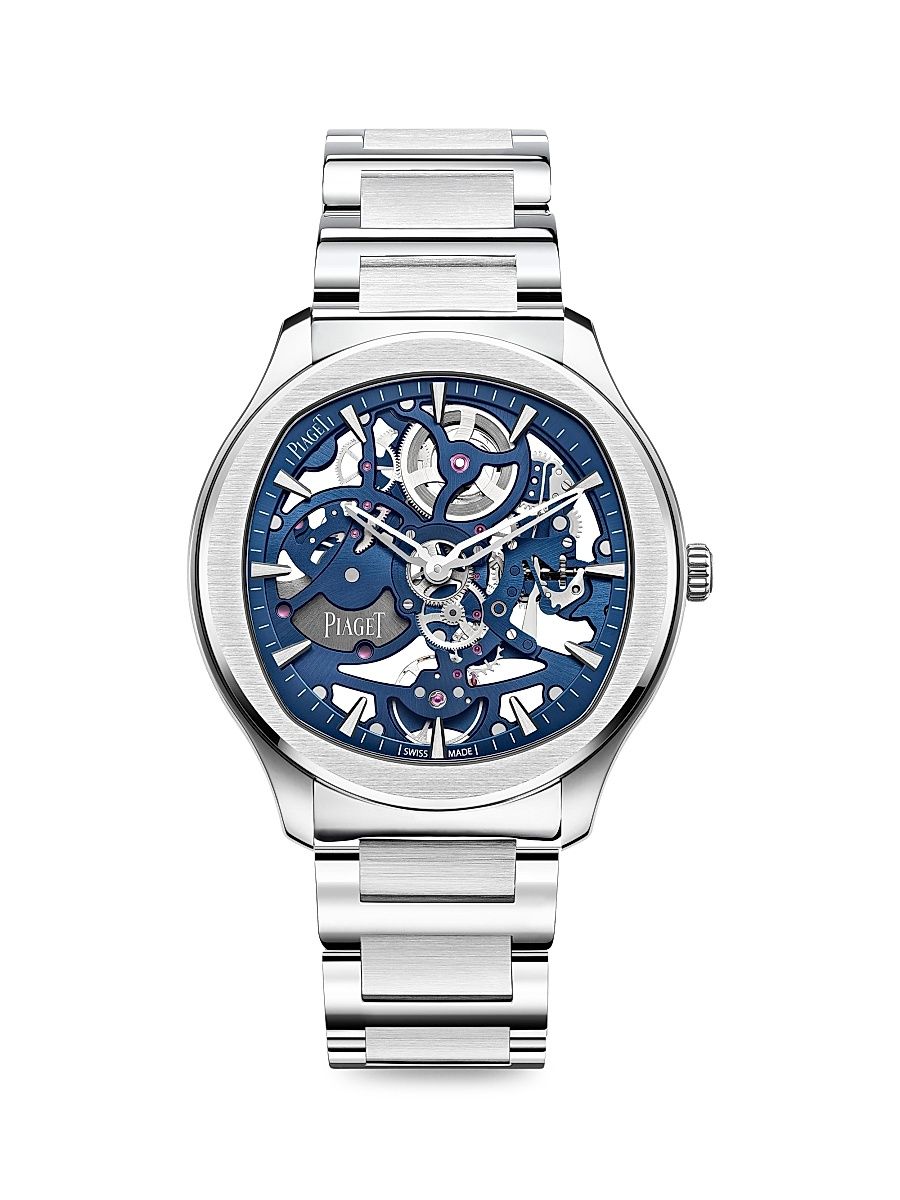 Polo Stainless Steel Skeleton Watch