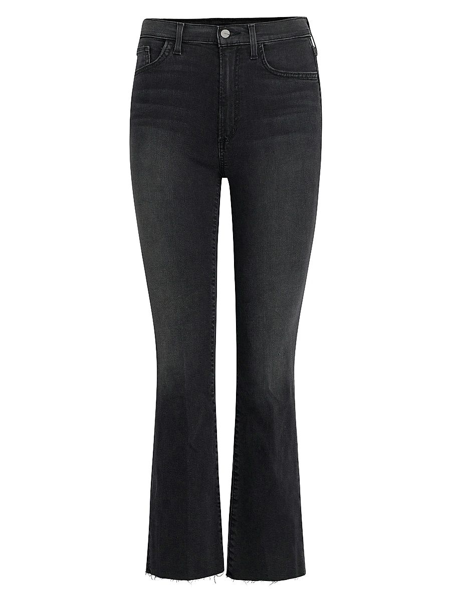 Women's The Callie Mid-Rise Stretch Slim Raw-Hem Jeans - Delphine - Size 34