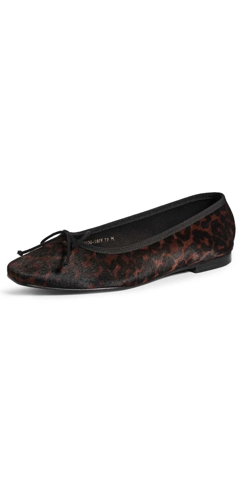 Margaux The Fonteyn Flats Chocolate Leopard Haircalf 40